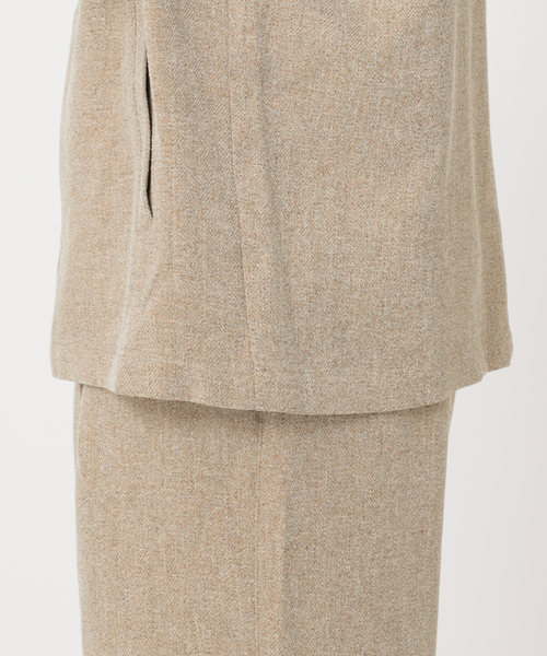 JOURNAL STANDARD relume(ジャーナルスタンダード レリューム)の「3TONE TWEED LIKE カーディガンブルゾン(シャツ/ブラウス・メンズ・ライトグレー/ブラウン系その他/ベージュ系その他・MEDIUM/LARGE)」の20枚目の写真