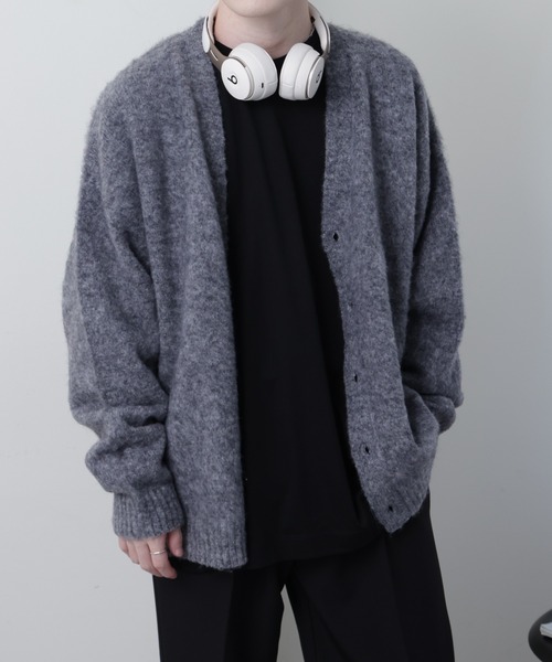 COLONY 2139（コロニートゥーワンスリーナイン）の「TV着用／シャギーカーディガン（カーディガン/ボレロ・メンズ・ブルー/グレー/ブラック・MEDIUM/LARGE）」の2枚目の写真