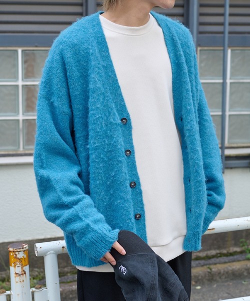 COLONY 2139（コロニートゥーワンスリーナイン）の「TV着用／シャギーカーディガン（カーディガン/ボレロ・メンズ・ブルー/グレー/ブラック・MEDIUM/LARGE）」の3枚目の写真