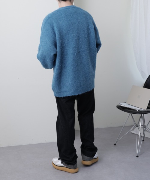 COLONY 2139（コロニートゥーワンスリーナイン）の「TV着用／シャギーカーディガン（カーディガン/ボレロ・メンズ・ブルー/グレー/ブラック・MEDIUM/LARGE）」の8枚目の写真