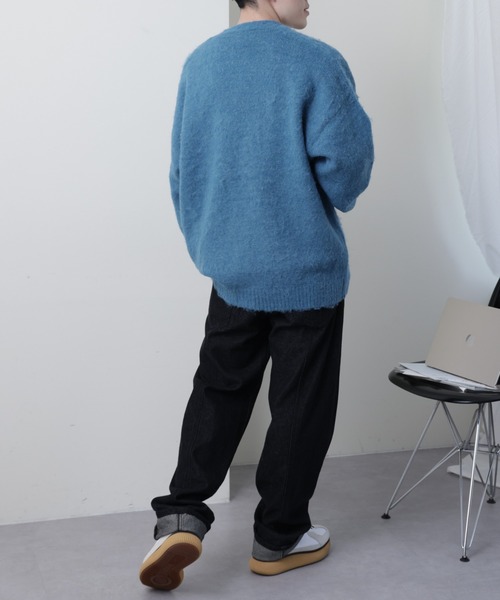 COLONY 2139（コロニートゥーワンスリーナイン）の「TV着用／シャギーカーディガン（カーディガン/ボレロ・メンズ・ブルー/グレー/ブラック・MEDIUM/LARGE）」の9枚目の写真