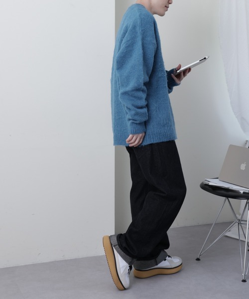 COLONY 2139（コロニートゥーワンスリーナイン）の「TV着用／シャギーカーディガン（カーディガン/ボレロ・メンズ・ブルー/グレー/ブラック・MEDIUM/LARGE）」の10枚目の写真