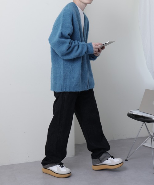 COLONY 2139（コロニートゥーワンスリーナイン）の「TV着用／シャギーカーディガン（カーディガン/ボレロ・メンズ・ブルー/グレー/ブラック・MEDIUM/LARGE）」の11枚目の写真