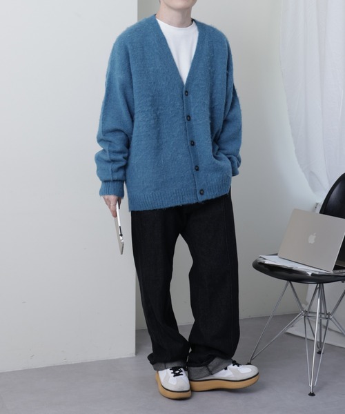 COLONY 2139（コロニートゥーワンスリーナイン）の「TV着用／シャギーカーディガン（カーディガン/ボレロ・メンズ・ブルー/グレー/ブラック・MEDIUM/LARGE）」の13枚目の写真