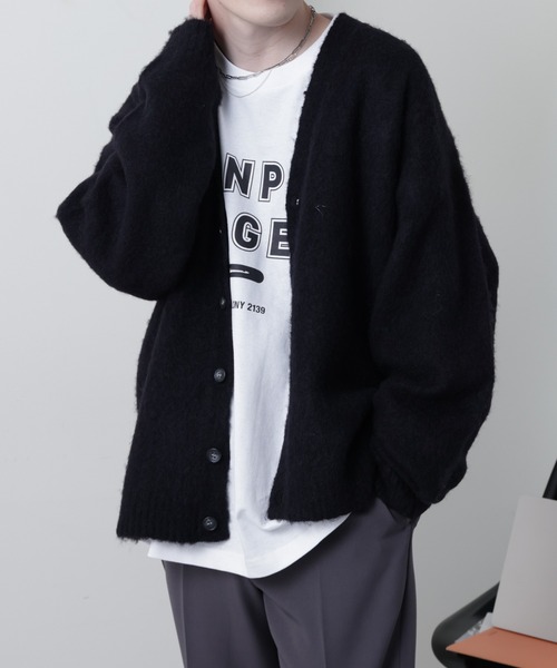 COLONY 2139（コロニートゥーワンスリーナイン）の「TV着用／シャギーカーディガン（カーディガン/ボレロ・メンズ・ブルー/グレー/ブラック・MEDIUM/LARGE）」の18枚目の写真