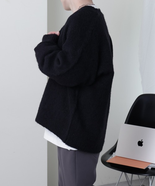 COLONY 2139（コロニートゥーワンスリーナイン）の「TV着用／シャギーカーディガン（カーディガン/ボレロ・メンズ・ブルー/グレー/ブラック・MEDIUM/LARGE）」の20枚目の写真