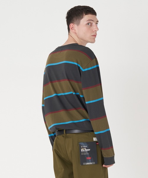 Levi's(リーバイス)の「Levi's/リーバイス RED TAB ロングスリーブTシャツ SAPLING(Tシャツ/カットソー・メンズ・ダークインディゴブルー・M/XL/L/S)」の3枚目の写真