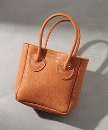 【YOUNG&OLSEN】EMBOSSED LEATHER TOTE XS