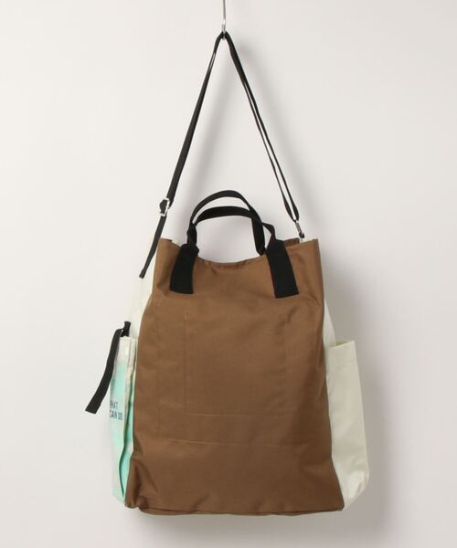 ROOTOTE(ルートート)の「ALLIANCE FOR THE BLUE x ROOTOTE ショルダーバッグ トートバッグ 漁網ナイロン トール2way-A(ショルダーバッグ・メンズ・ブラウン/グレー/ブルー・FREE)」の15枚目の写真