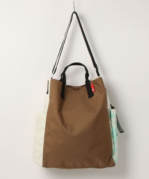 ROOTOTE(ルートート)の「ALLIANCE FOR THE BLUE x ROOTOTE ショルダーバッグ トートバッグ 漁網ナイロン トール2way-A(ショルダーバッグ・メンズ・ブラウン/グレー/ブルー・FREE)」の10枚目の写真
