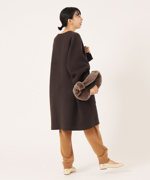 IENA MANTECOリバーコート IENA MANTECOリバーコート otonaMUSE掲載】MANTECOリバー ロング