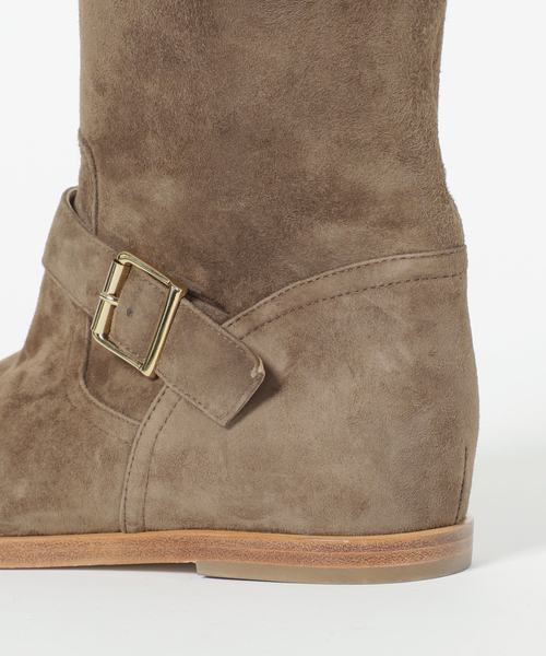 plage別注　brenta スウェードインヒールブーツ　ベージュ　38 plage別注 brenta スウェードインヒールブーツ ベージュ 38 - メルカリ