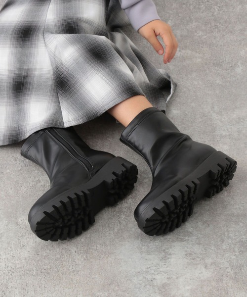GLOBAL WORK（グローバルワーク）の「撥水厚底ブーツ/164295（ブーツ・キッズ・ブラック・22cm/23cm/20cm/21cm）」の7枚目の写真