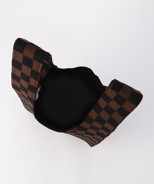 MONO　COMME CA（モノコムサ）の「チェック柄　ニットバッグ（ハンドバッグ・レディース・ブラック/ブラウン・FREE）」の15枚目の写真