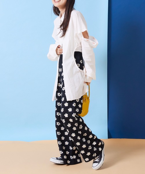 ハローサンフランシスコ　ニットパンツ　花柄 HELLO.SANFRANCISCO（ハローサンフランシスコ）の「【HELLO