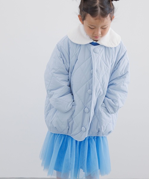 LOWRYS FARM（ローリーズファーム）の「ナカワタノーカラージャケット　344669（ブルゾン・キッズ・アイボリー/ブルー/ブラック・150cm/140cm/110cm/120cm/130cm）」の15枚目の写真