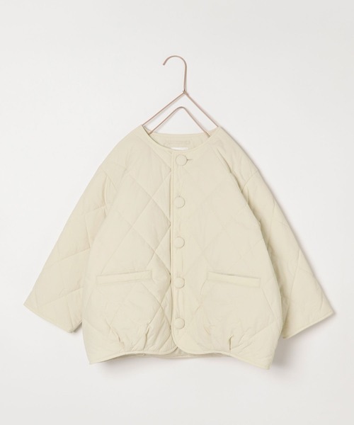 LOWRYS FARM（ローリーズファーム）の「ナカワタノーカラージャケット　344669（ブルゾン・キッズ・アイボリー/ブルー/ブラック・150cm/140cm/110cm/120cm/130cm）」の13枚目の写真