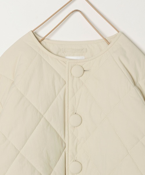 LOWRYS FARM（ローリーズファーム）の「ナカワタノーカラージャケット　344669（ブルゾン・キッズ・アイボリー/ブルー/ブラック・150cm/140cm/110cm/120cm/130cm）」の6枚目の写真