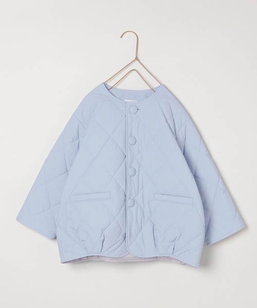 LOWRYS FARM（ローリーズファーム）の「ナカワタノーカラージャケット　344669（ブルゾン・キッズ・アイボリー/ブルー/ブラック・150cm/140cm/110cm/120cm/130cm）」の7枚目の写真