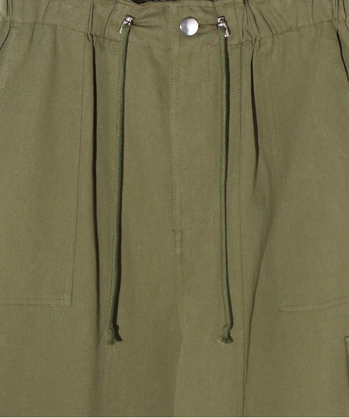 one way（ワンウェイ）の「カーゴポケットパンツ（カーゴパンツ・レディース・ホワイト/ブラック/ダークグリーン・FREE）」の9枚目の写真