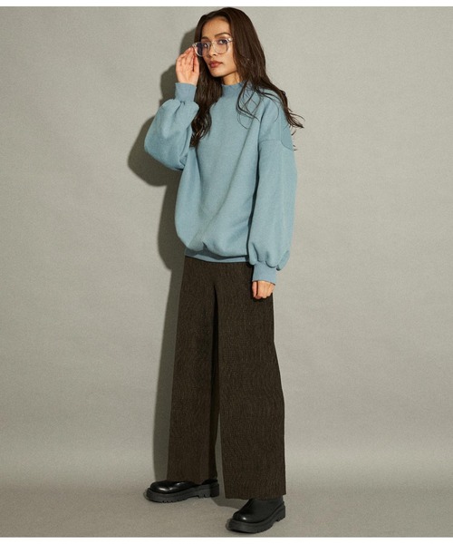 ANAP（アナップ）の「ベロアランダムプリーツパンツ（その他パンツ・レディース・ブルー/ライトベージュ/ブラウン・FREE）」の8枚目の写真