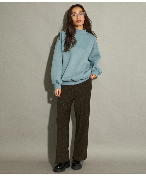 ANAP（アナップ）の「ベロアランダムプリーツパンツ（その他パンツ・レディース・ブルー/ライトベージュ/ブラウン・FREE）」の16枚目の写真