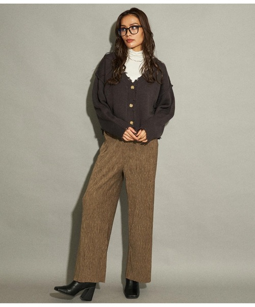 ANAP（アナップ）の「ベロアランダムプリーツパンツ（その他パンツ・レディース・ブルー/ライトベージュ/ブラウン・FREE）」の10枚目の写真