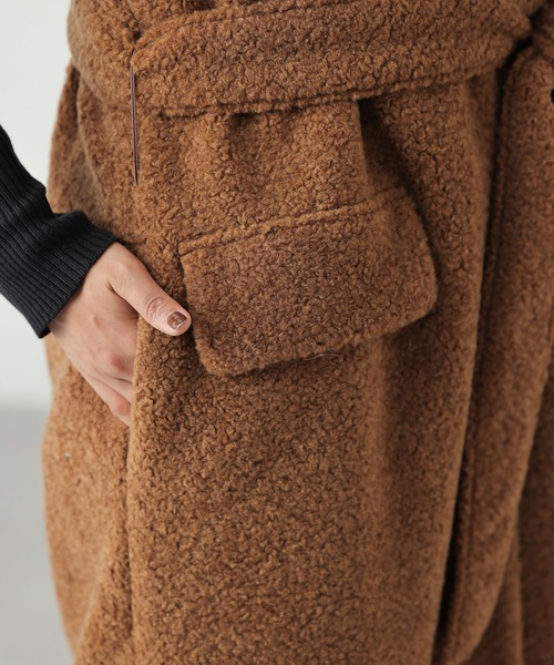 OUVRAGE CLASSE(ウヴラージュクラス)の「【...& DEAR/アンドディアー】ボアベスト(その他アウター・レディース・ブラック/キャメル・FREE)」の14枚目の写真