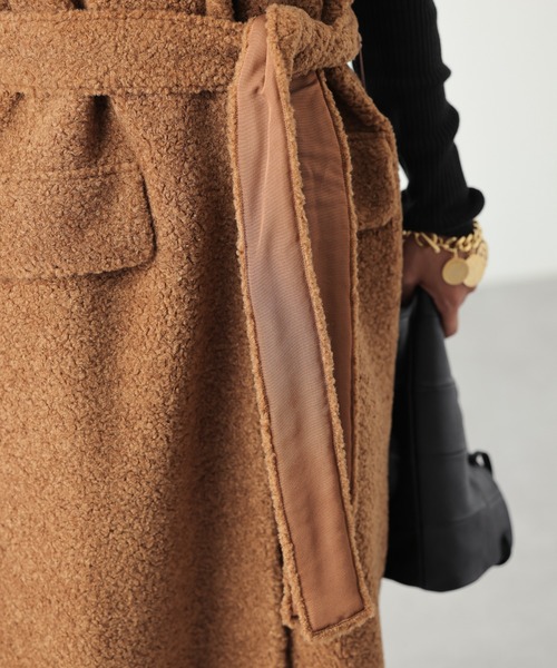 OUVRAGE CLASSE(ウヴラージュクラス)の「【...& DEAR/アンドディアー】ボアベスト(その他アウター・レディース・ブラック/キャメル・FREE)」の15枚目の写真