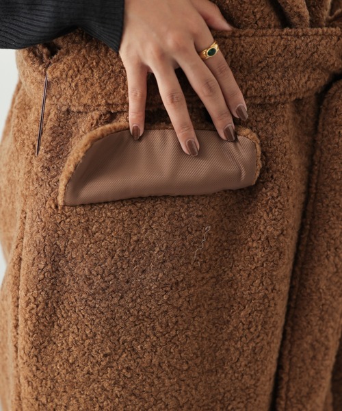 OUVRAGE CLASSE(ウヴラージュクラス)の「【...& DEAR/アンドディアー】ボアベスト(その他アウター・レディース・ブラック/キャメル・FREE)」の18枚目の写真