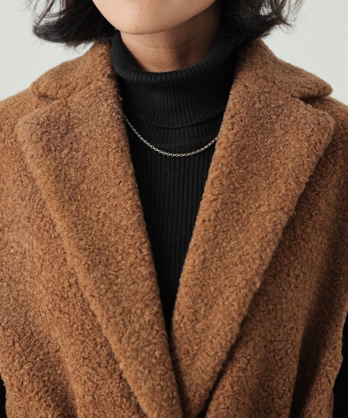 OUVRAGE CLASSE(ウヴラージュクラス)の「【...& DEAR/アンドディアー】ボアベスト(その他アウター・レディース・ブラック/キャメル・FREE)」の12枚目の写真