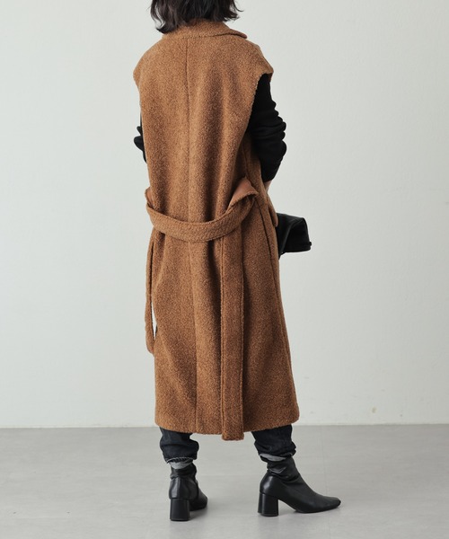 OUVRAGE CLASSE(ウヴラージュクラス)の「【...& DEAR/アンドディアー】ボアベスト(その他アウター・レディース・ブラック/キャメル・FREE)」の8枚目の写真