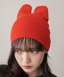 SPINNS | ねこ耳 カラーニットキャップ(ニットキャップ/ビーニー)