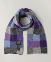 ROBERT MACKIE: ブロックチェック マフラー