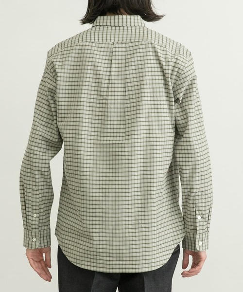 URBAN RESEARCH（アーバンリサーチ）の「Brushed Regular FitShirts（シャツ/ブラウス・メンズ・チェック/グリーン/ダークブラウン/ホワイト・MEDIUM/LARGE/SMALL）」の21枚目の写真
