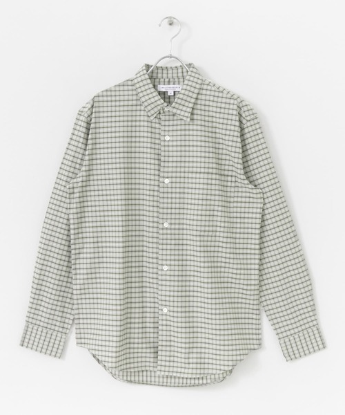 URBAN RESEARCH（アーバンリサーチ）の「Brushed Regular FitShirts（シャツ/ブラウス・メンズ・チェック/グリーン/ダークブラウン/ホワイト・MEDIUM/LARGE/SMALL）」の5枚目の写真