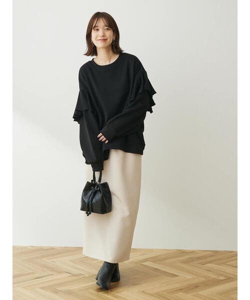 Sugar spoon（シュガースプーン）の「・SUGAR SPOON ラッフルショルダースウェット（Tシャツ/カットソー・レディース・レッド/グリーン/ブラック/オフホワイト・FREE）」の17枚目の写真