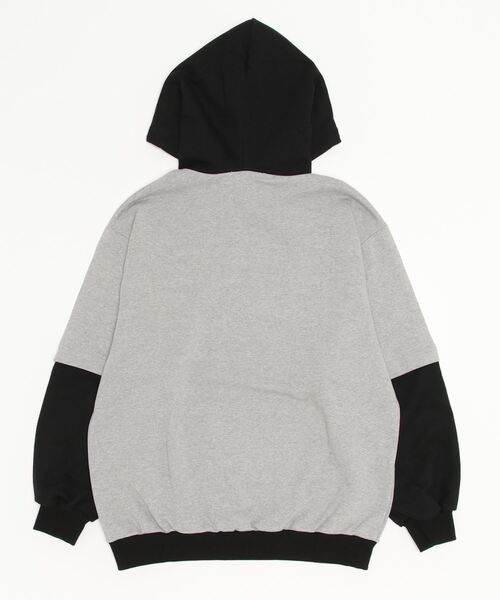 Figments（フィグメンツ）の「フェイクレイヤードパーカー（パーカー・レディース・ブラック/スミクロ/その他1・SMALL/MEDIUM）」の15枚目の写真