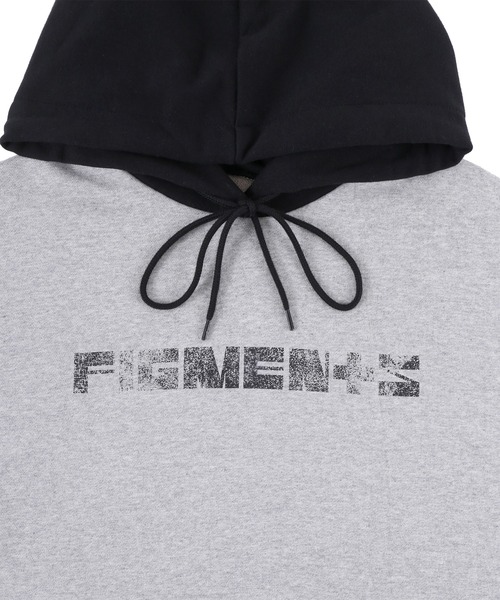 Figments（フィグメンツ）の「フェイクレイヤードパーカー（パーカー・レディース・ブラック/スミクロ/その他1・SMALL/MEDIUM）」の17枚目の写真