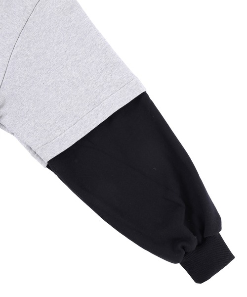 Figments（フィグメンツ）の「フェイクレイヤードパーカー（パーカー・レディース・ブラック/スミクロ/その他1・SMALL/MEDIUM）」の19枚目の写真