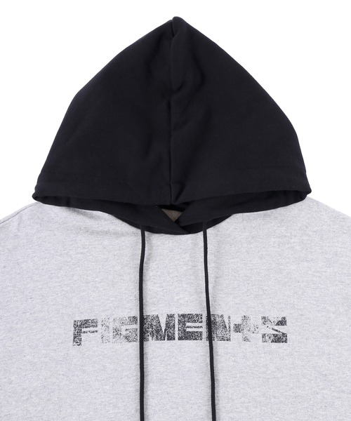 Figments（フィグメンツ）の「フェイクレイヤードパーカー（パーカー・レディース・ブラック/スミクロ/その他1・SMALL/MEDIUM）」の7枚目の写真