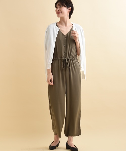 actuel（アクチュエル）の「【マシーンウォッシャブル・ＵＶ・接触冷感】パール釦クルーカーディガン（カーディガン/ボレロ・レディース・オフホワイト/ブルー/ブラック/レッド/グリーン・FREE）」の21枚目の写真