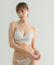 sue | ショーツセット / バックオープン3Way レースノンワイヤーブラ&ショーツ Back Open 3Way Lace Bra & Shorts Set(ブラ&ショーツ)