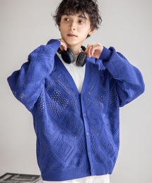 RAGEBLUE | 透かし編みニットカーディガン(カーディガン/ボレロ)