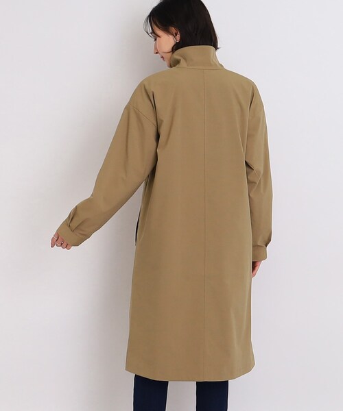 DRESKIP(ドレスキップ)の「◆大人のカジュアルアウター!【撥水】スタンドカラーコート(その他アウター・レディース・カーキ/ブラック/サンドベージュ・03/02)」の6枚目の写真