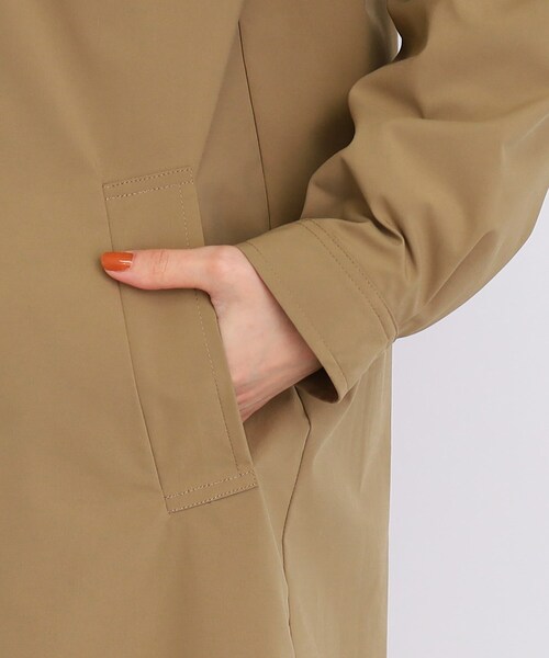 DRESKIP(ドレスキップ)の「◆大人のカジュアルアウター!【撥水】スタンドカラーコート(その他アウター・レディース・カーキ/ブラック/サンドベージュ・03/02)」の9枚目の写真