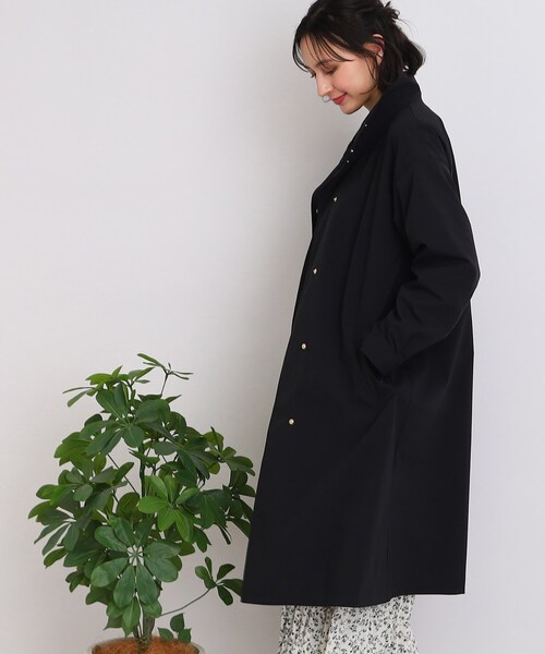 DRESKIP(ドレスキップ)の「◆大人のカジュアルアウター!【撥水】スタンドカラーコート(その他アウター・レディース・カーキ/ブラック/サンドベージュ・03/02)」の14枚目の写真