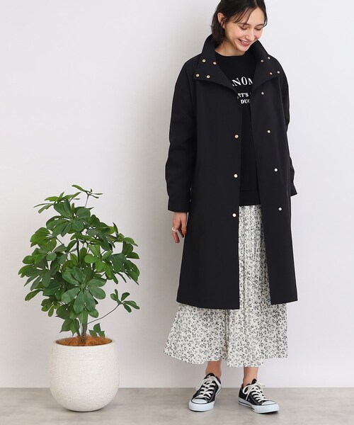 DRESKIP(ドレスキップ)の「◆大人のカジュアルアウター!【撥水】スタンドカラーコート(その他アウター・レディース・カーキ/ブラック/サンドベージュ・03/02)」の16枚目の写真