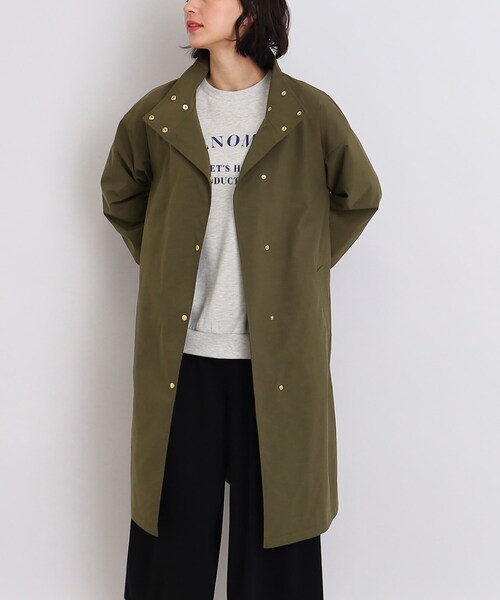 DRESKIP(ドレスキップ)の「◆大人のカジュアルアウター!【撥水】スタンドカラーコート(その他アウター・レディース・カーキ/ブラック/サンドベージュ・03/02)」の20枚目の写真