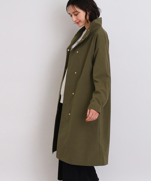 DRESKIP(ドレスキップ)の「◆大人のカジュアルアウター!【撥水】スタンドカラーコート(その他アウター・レディース・カーキ/ブラック/サンドベージュ・03/02)」の21枚目の写真